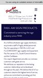 Mobile Screenshot of panamsignproducts.com